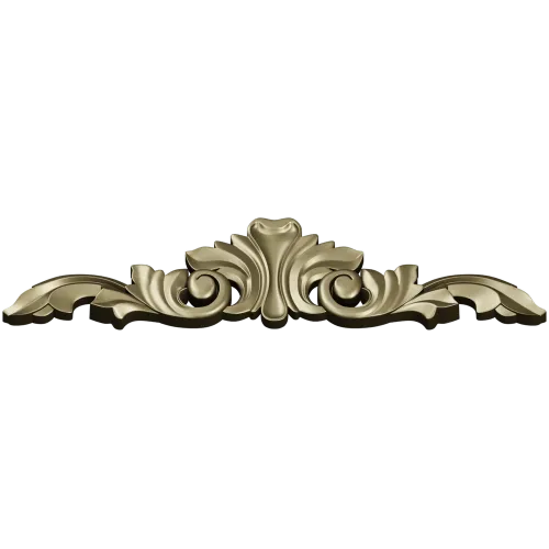 Acanthus Crest Decorative STL for CNC
