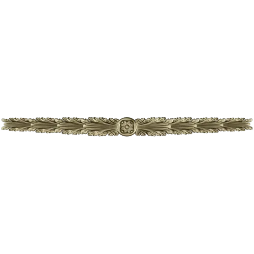 Classical Laurel Rosette 3D STL Model for CNC Milling