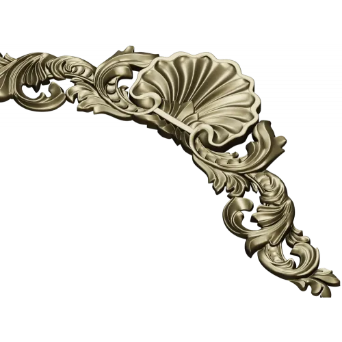 Ракушка и акант - 3D модель STL для ЧПУ