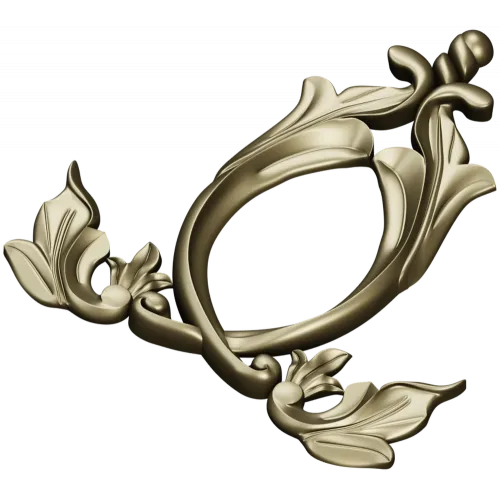 Aureate Acanthus Cartouche - STL 3D model for CNC
