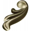 Acanthus Corner Ornament STL - High-Relief 3D Model for CNC