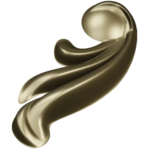 Acanthus Corner Ornament STL - High-Relief 3D Model for CNC