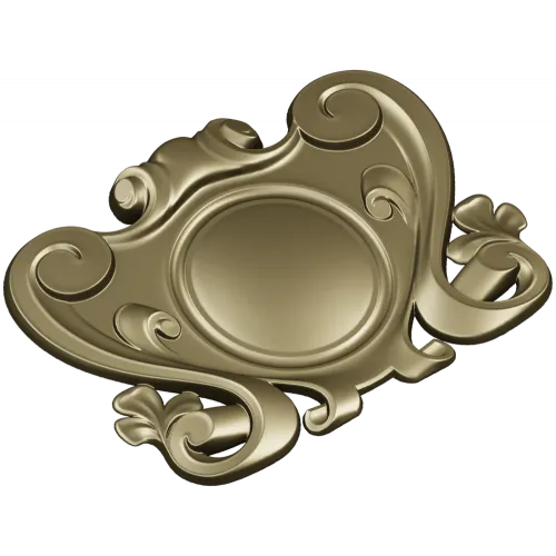 Рокайльный картуш для фрезера - STL 3D модель