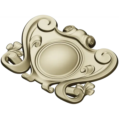 Рокайльный картуш для фрезера - STL 3D модель