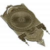 Aurelia Sunburst Medallion - detailed STL 3D model for CNC carving