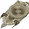 Aurelia Sunburst Medallion - detailed STL 3D model for CNC carving