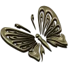 Ornamental Butterfly STL Relief for CNC Milling
