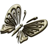Ornamental Butterfly STL Relief for CNC Milling