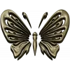 Ornamental Butterfly STL Relief for CNC Milling
