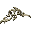 Acanthus Corner Relief STL for CNC Milling