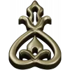 Teardrop Fleur Applique STL for CNC carving
