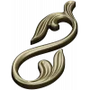 Acanthus S-Scroll decorative STL model for CNC milling