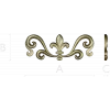 Королевская лилия - декоративный вензель STL для ЧПУ