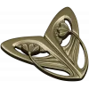Art Nouveau Leaf Cartouche - STL 3D model for CNC