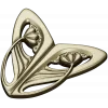Art Nouveau Leaf Cartouche - STL 3D model for CNC