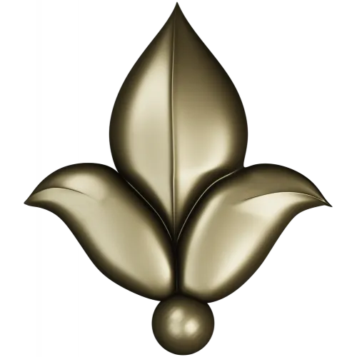 Leaf Fleuron STL 3D Model for CNC