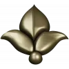 Leaf Fleuron STL 3D Model for CNC