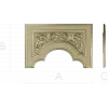 Baroque Arched Panel STL for CNC Routing