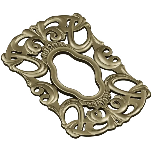 Картуш Эллина - декоративная 3D модель в формате STL для ЧПУ