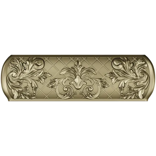 Ornate Acanthus Horizontal Panel - STL 3D Model for CNC
