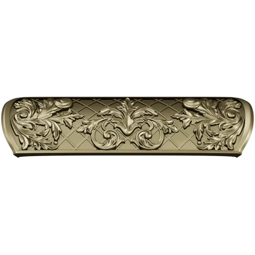 Ornate Acanthus Horizontal Panel - STL 3D Model for CNC