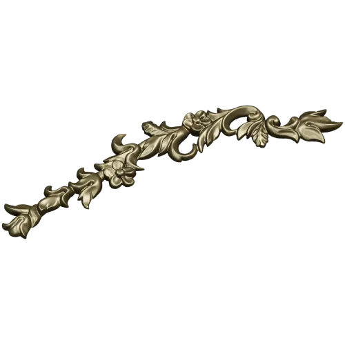 Ornamental Floral Vine Applique STL for CNC Router