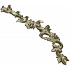 Ornamental Floral Vine Applique STL for CNC Router