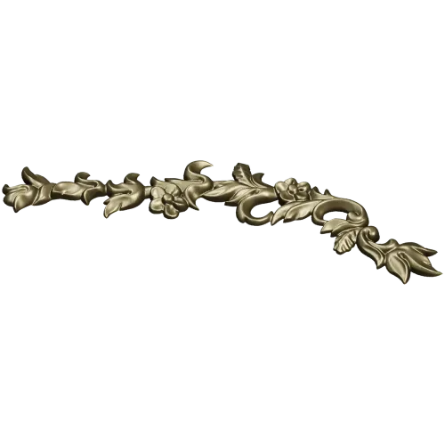 Ornamental Floral Vine Applique STL for CNC Router