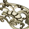 Rococo floral corner ornament - STL 3D model for CNC milling