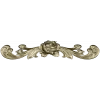 Горизонтальная резная накладка с розой - 3D модель STL для ЧПУ