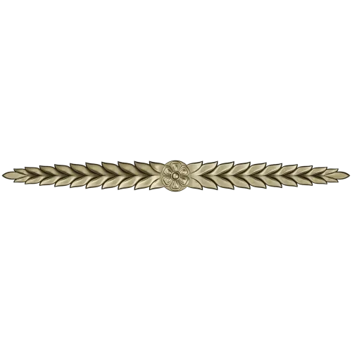 Laurel Rosette Frieze - STL 3D model for CNC carving