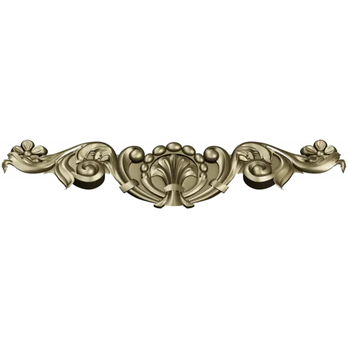 Aurora Acanthus Crest - STL 3D model for CNC milling