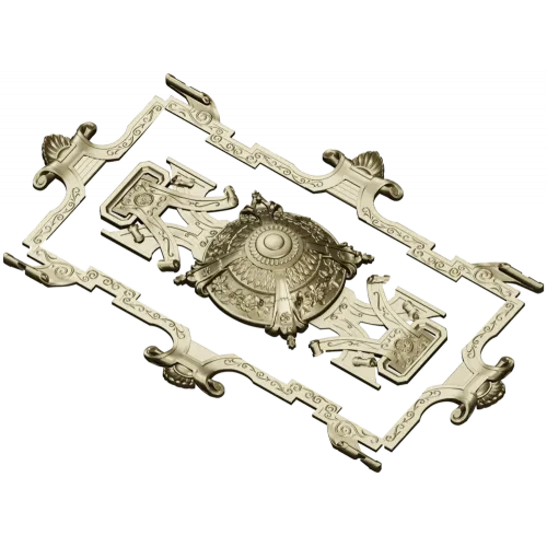 Купольный картуш - 3D модель STL для ЧПУ