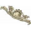 Royal Medallion Cartouche - STL 3D Model for CNC Relief
