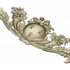 Royal Medallion Cartouche - STL 3D Model for CNC Relief