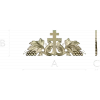 Vineyard Cross Crest - high-relief STL 3D model for CNC