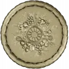 Harvest Rosette - detailed STL 3D model for CNC rosette panel