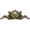 Seashell Rocaille Crest - STL 3D model for CNC