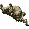 Seashell Rocaille Crest - STL 3D model for CNC