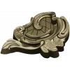 Rococo cartouche STL 3D model for CNC milling