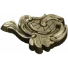 Rococo cartouche STL 3D model for CNC milling
