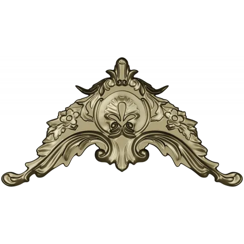 Rococo Corner Cartouche STL for CNC