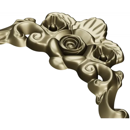 Барочный картуш "Розалия" - 3D модель STL для ЧПУ