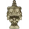 Regal Draped Urn Decorative STL for CNC