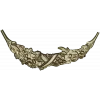 Crescent Floral Applique STL