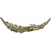 Crescent Floral Applique STL