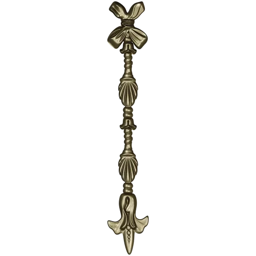 Ribbon Tassel Vertical Applique - STL 3D Model for CNC