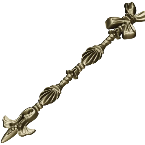 Ribbon Tassel Vertical Applique - STL 3D Model for CNC