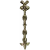 Ribbon Tassel Vertical Applique - STL 3D Model for CNC