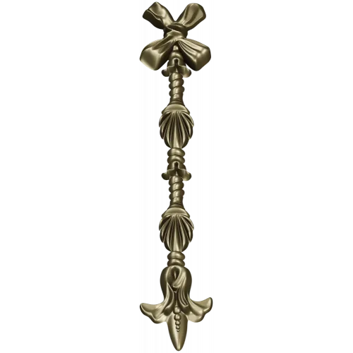 Ribbon Tassel Vertical Applique - STL 3D Model for CNC